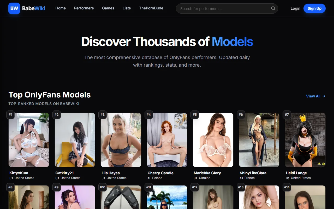 Screenshot: Babewiki Review Screenshot of Babewiki Review