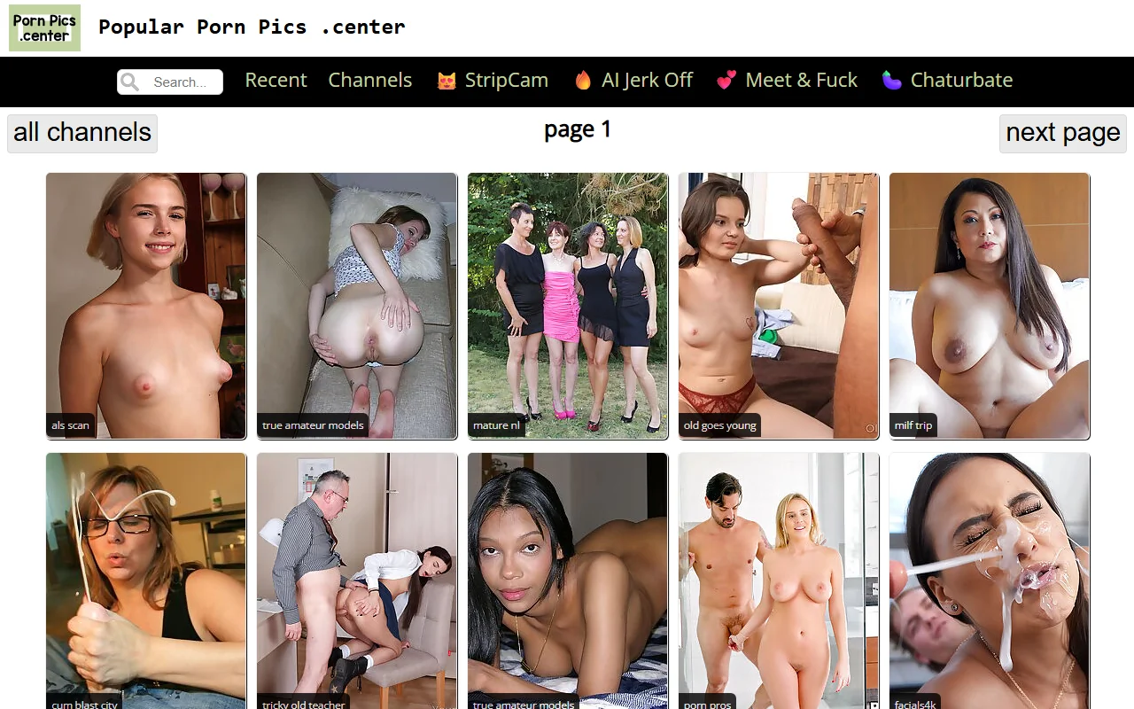 Screenshot: Pornpicscenter Screenshot of Pornpicscenter